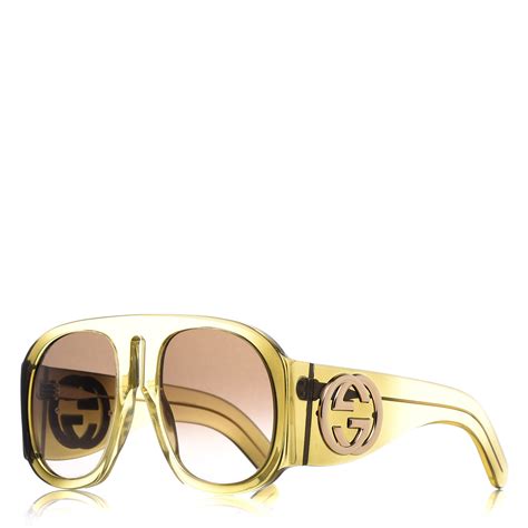 gucci sunglasses too big|oversized Gucci sunglasses for women.